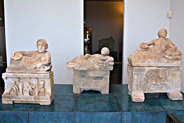 Urne nel Museo Guarnacci, Volterra