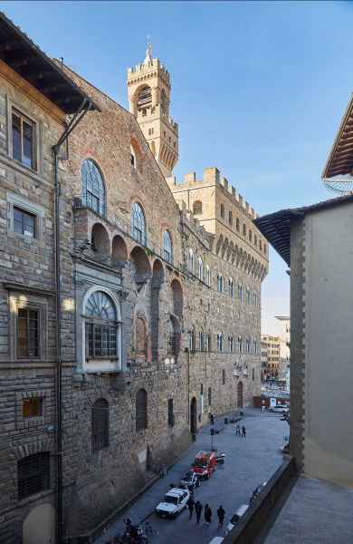 Veduta di Palazzo Vecchio da Palazzo Gondi, Firenze
