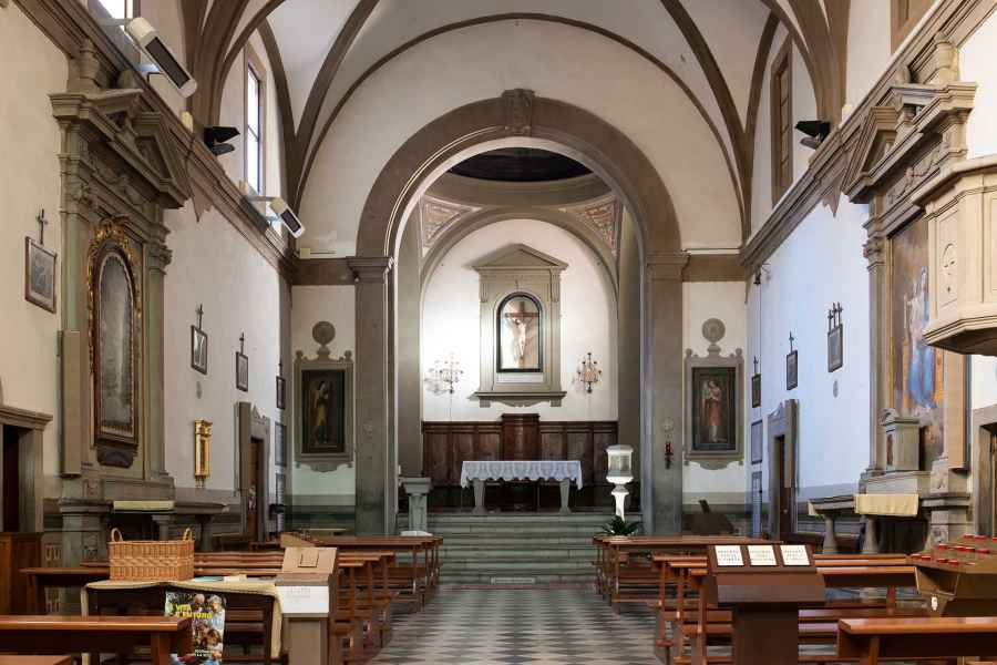 Interno della Chiesa di San Regolo a Montaione
