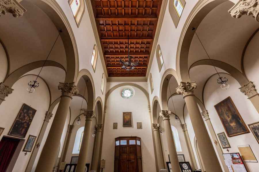 Interno della Chiesa di Santa Croce a Vinci