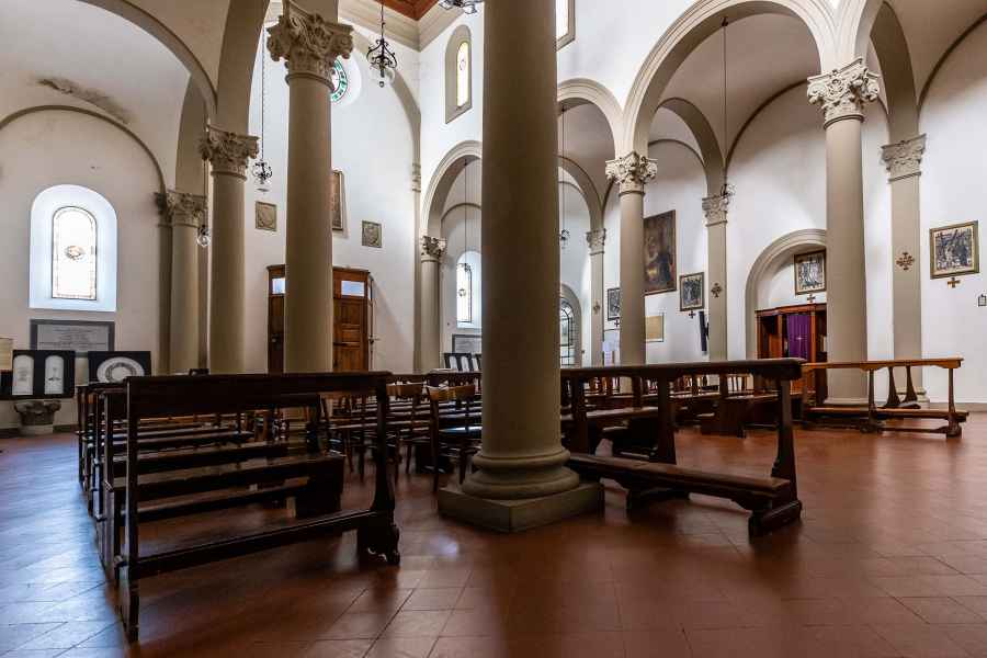 Interno della Chiesa di Santa Croce a Vinci