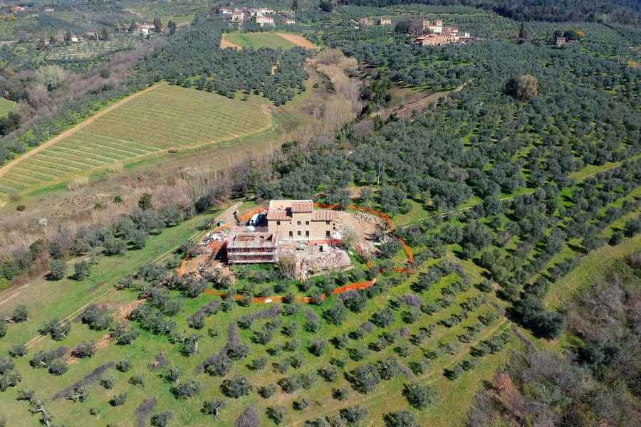 Panorama di San Lorenzo in Arniano, Vinci