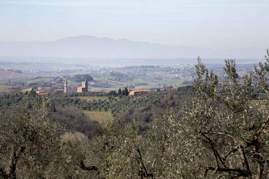 Panorama da San Lorenzo in Arniano, Vinci