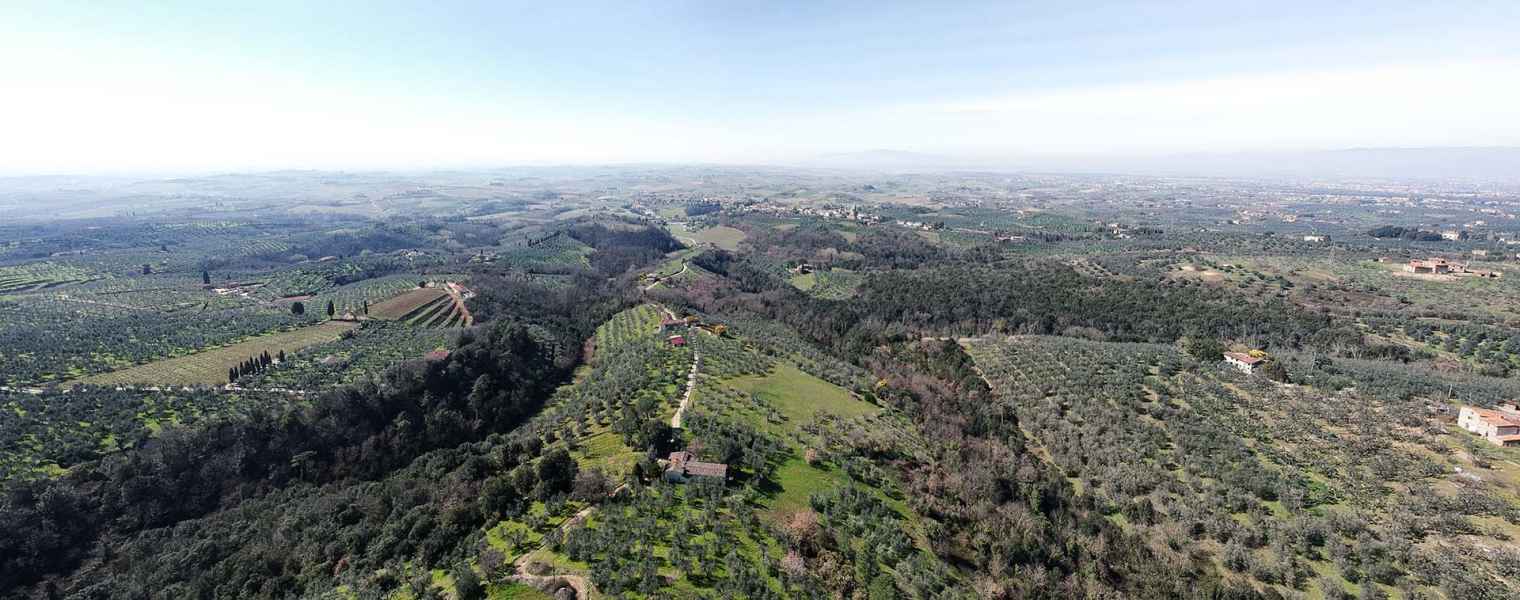 Panorama, San Lorenzo in Arniano, Vinci