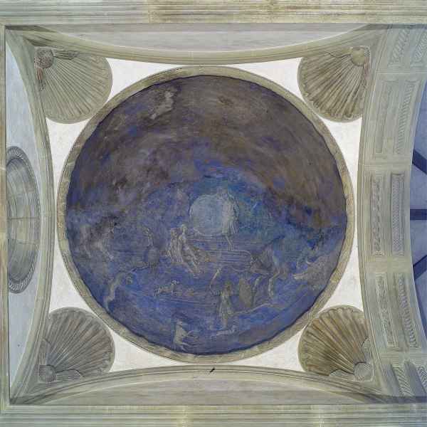 Affresco sulla cupolina della Cappella dei Pazzi, Firenze