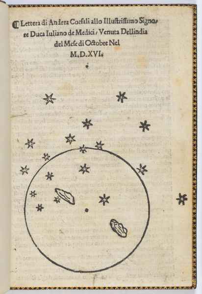 Lettera di Andrea Corsali allo Illustrissimo Signore Duco Iuliano de Medici Venuta Dellindia del Mese di Octobre Nel M.D.XVI