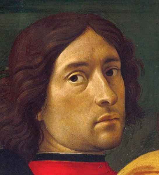 Autoritratto di Domenico Ghirlandaio, Pala degli innocenti, Spedale degli Innocenti, Firenze