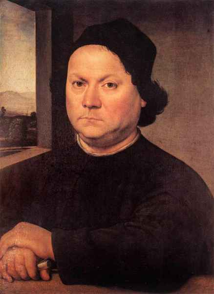 Lorenzo di Credi, Ritratto di Perugino, Gallerie degli Uffizi, Firenze