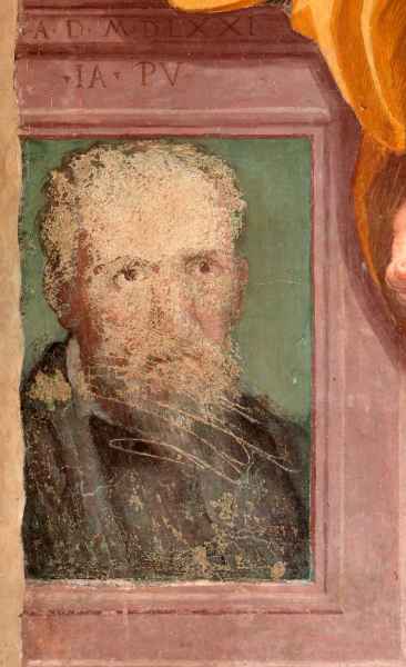 Alessandro Allori, Ritratto di Pontormo, Cappella di San Luca o dei Pittori, convento della Santissima Annunziata, Firenze