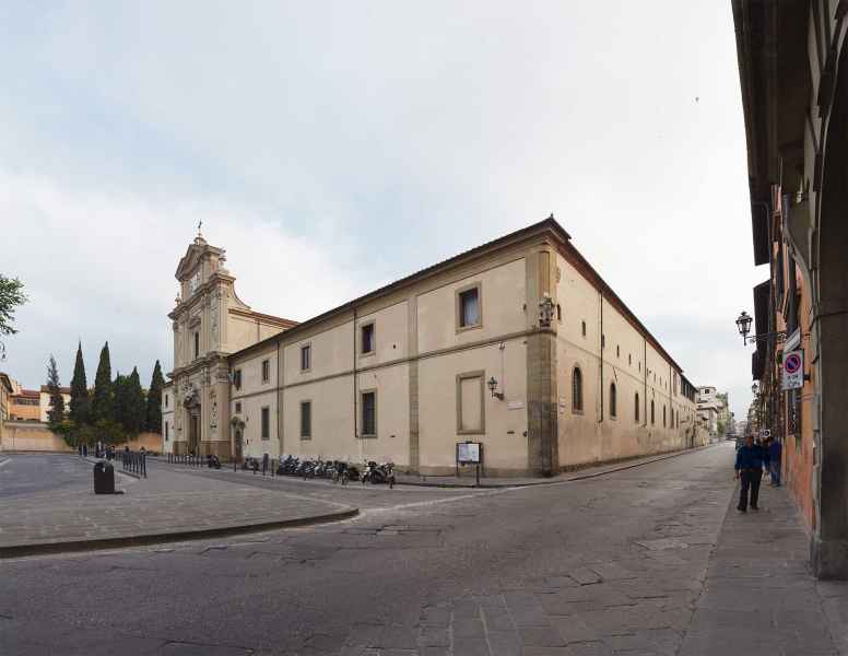 Veduta di Piazza San Marco con Chiesa e Convento, Firenze