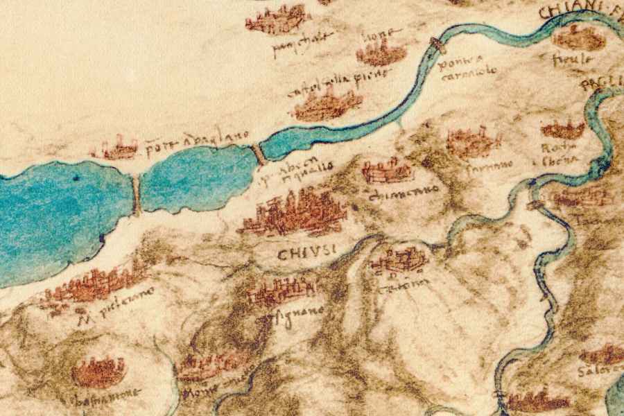 Chiusi nella carta RL 12278 della collezione di Windsor