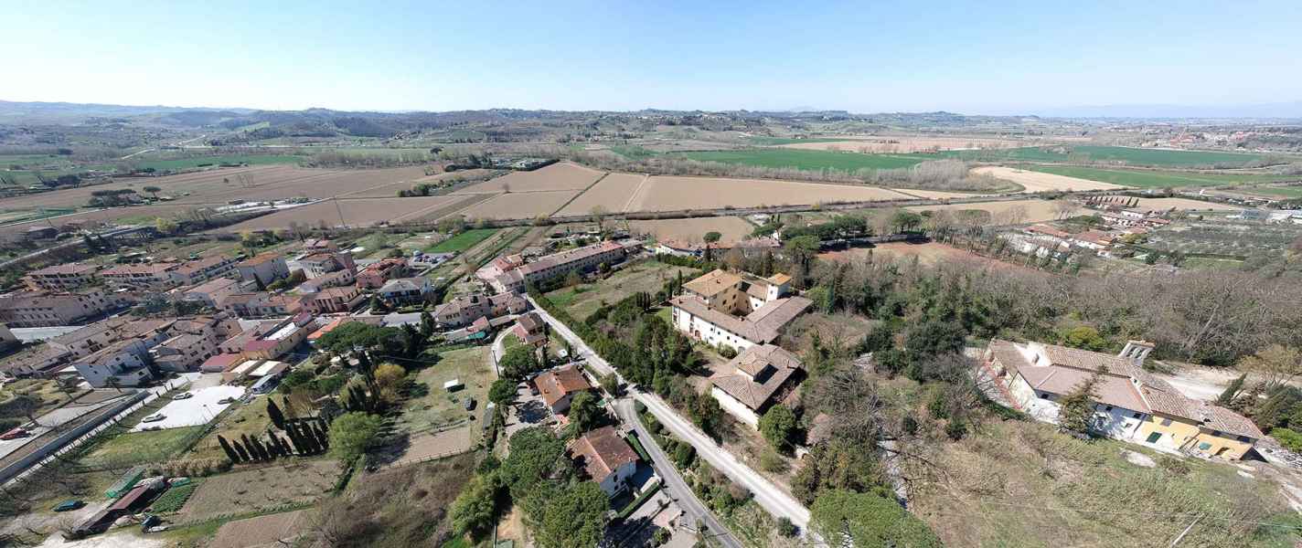 Vista panoramica di Cambiano, Castelfiorentino