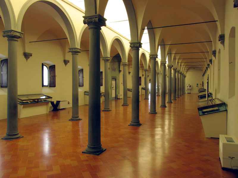 Sala lettura della Biblioteca di San Marco, Firenze