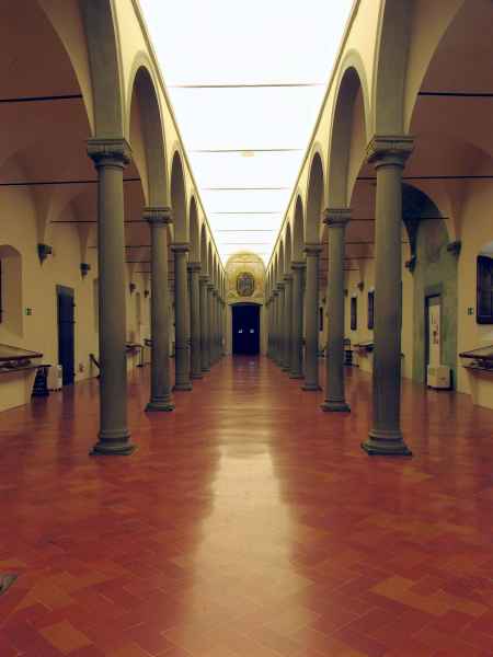 Sala lettura della Biblioteca di San Marco, Firenze
