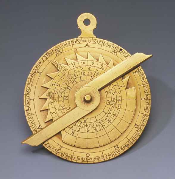 Notturlabio di Lorenzo della Volpaia, conservato al Museo Galileo, Firenze