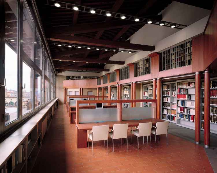 Sala lettura della Biblioteca del Museo Galileo, Firenze