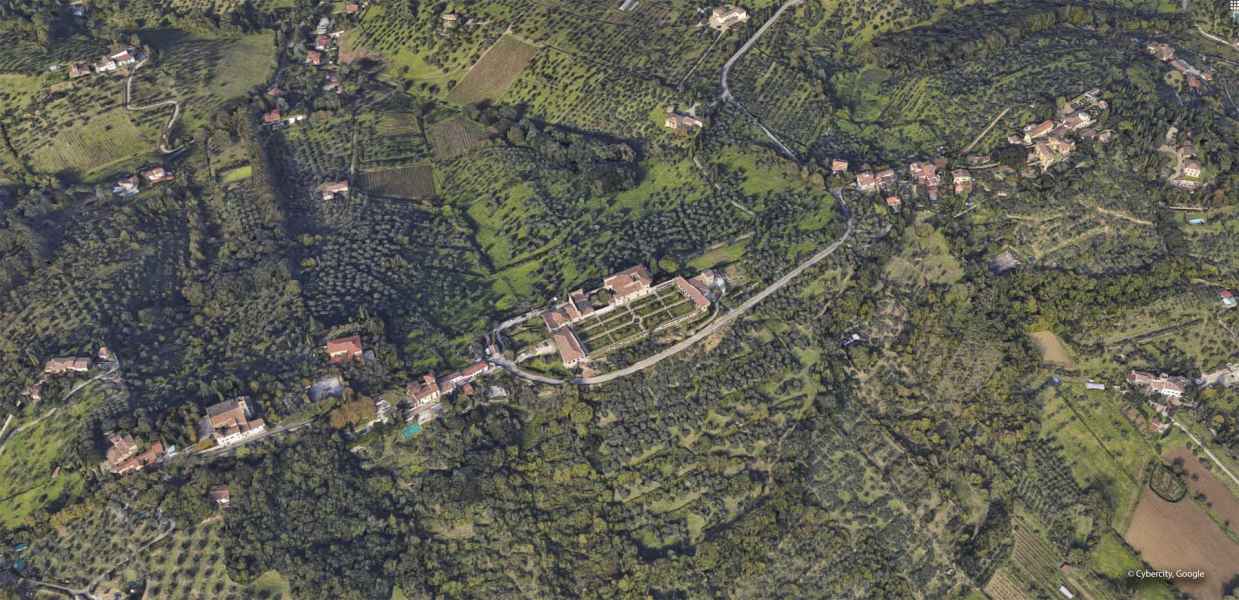 Veduta di Villa Tovaglia, Firenze
