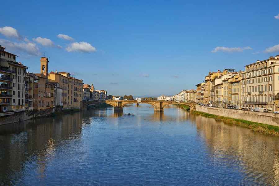 Ponte Santa Trinita visto da Ponte Vecchio, Firenze
