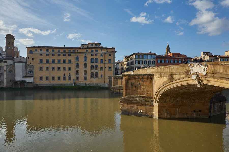 Ponte Santa Trinita e Palazzo Frescobaldi, Firenze