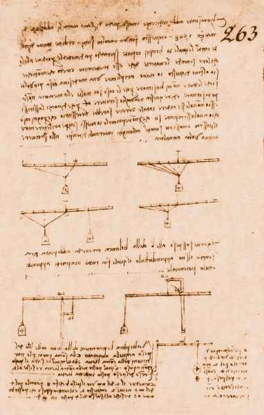 Codice Arundel, 1r. - Chominciato in Firenze in casa di Piero di Braccio Martelli addì 22 di marzo 1508