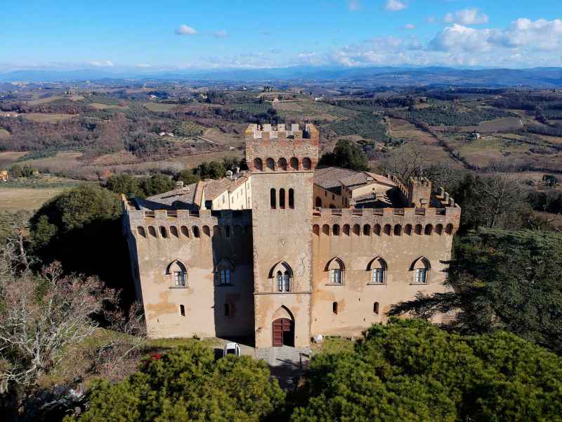 Vista del Castello di Santa Maria Novella, Certaldo