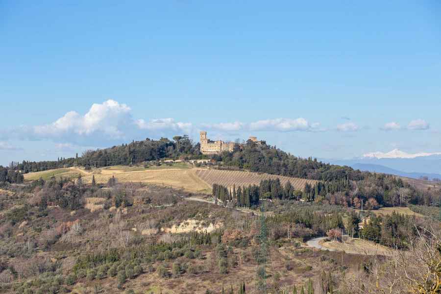 Panorama del Castello di Santa Maria Novella, Certaldo