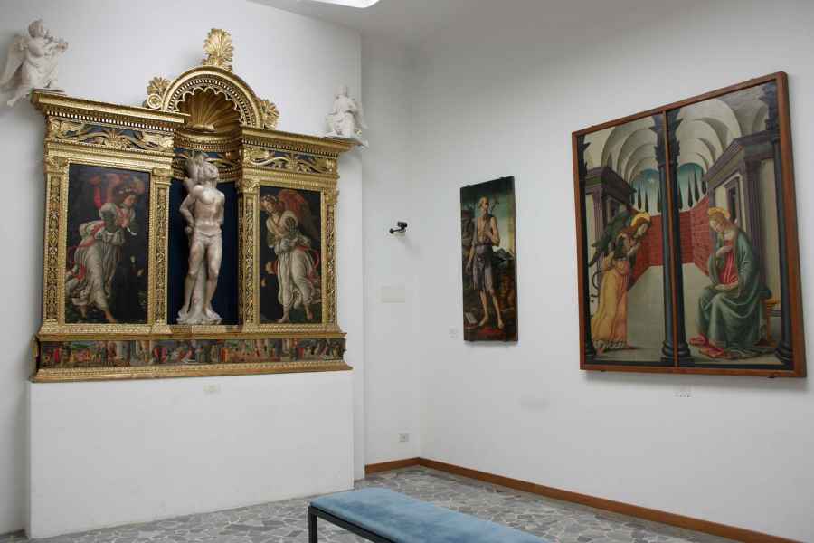 Interno del Museo della Collegiata di Sant