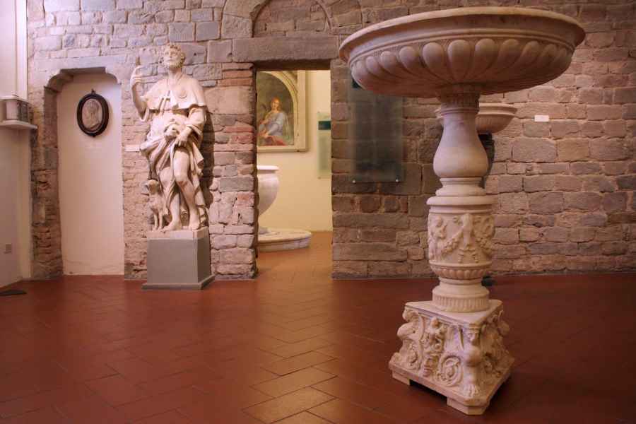 Interno del Museo della Collegiata di Sant