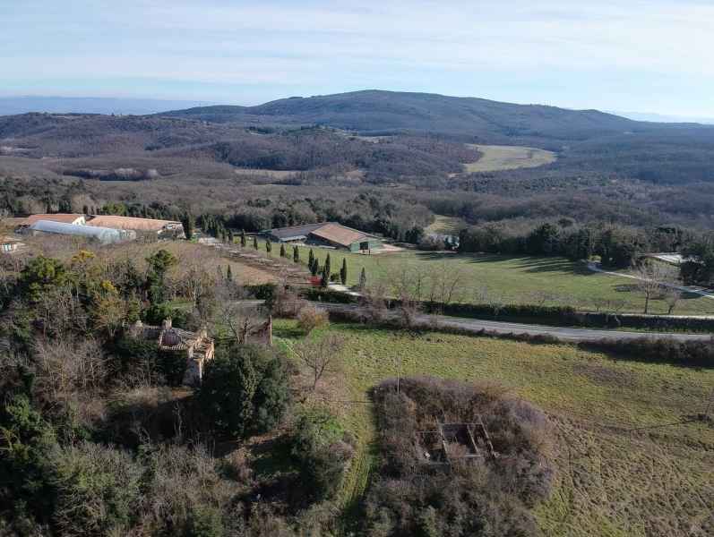 Vista di Camporbiano, Gambassi Terme