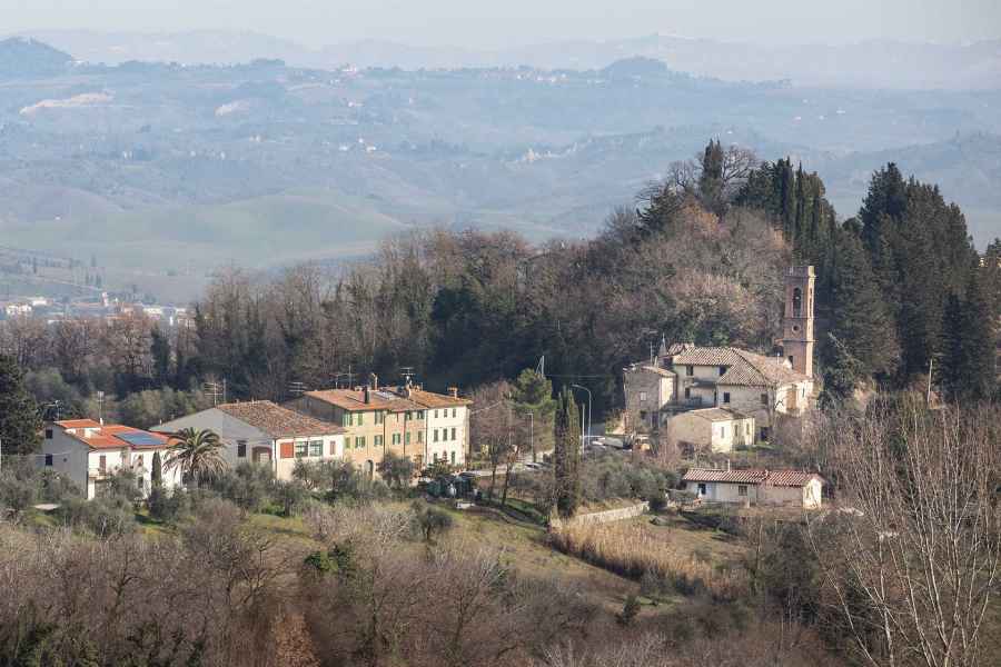 Vista di Catignano, Gambassi Terme