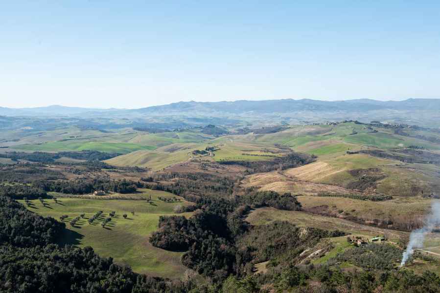Panoramic view of the Sanctuary of Pietrina, Pietra, Montaione