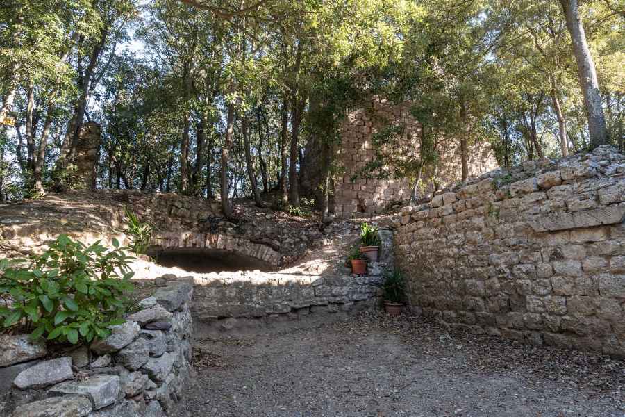 Ruins of the ancient Castle of Pietra, Montaione