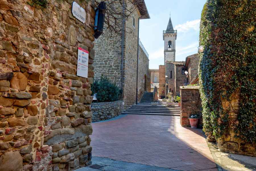 View of the Castle of Vinci