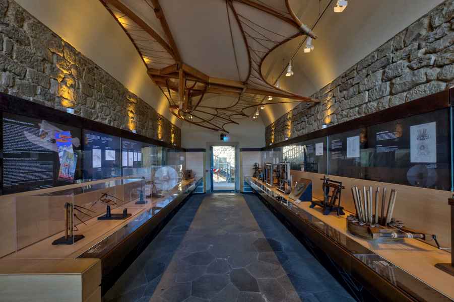 Interior of the Museo Leonardiano, Vinci