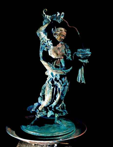 Hydraulic automaton of the Mixer as a table fountain