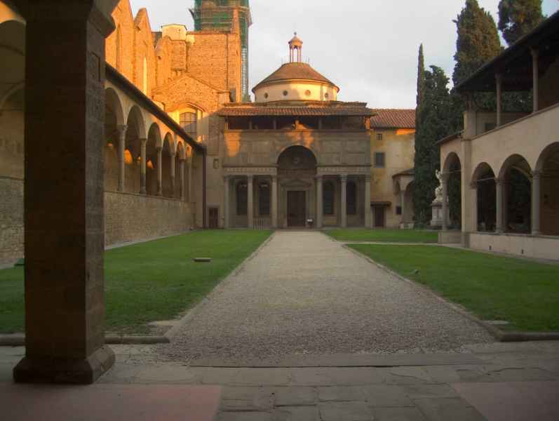 Pazzi chapel in the complex of Santa Croce, Florence