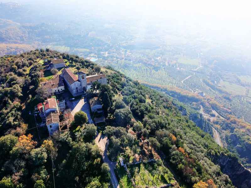 View of the church of San Niccolò, Monsummano Alto