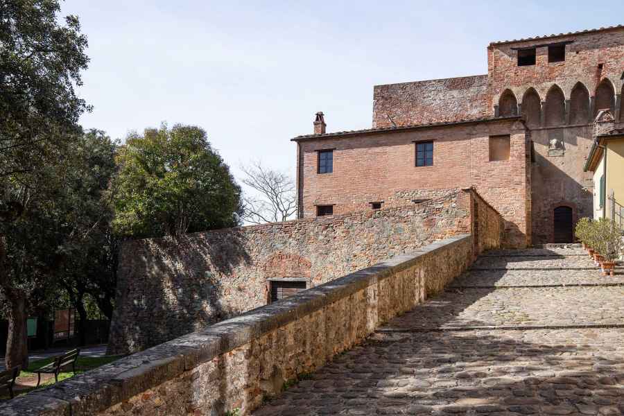 Entrance to the fortress of Montecarlo, Monsummano