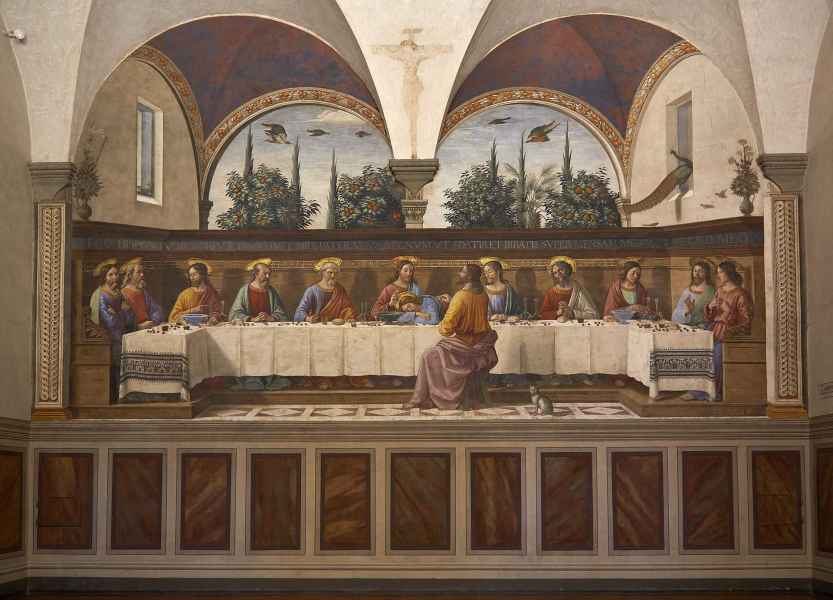 The Last Supper by Ghirlandaio in San Marco, Florence