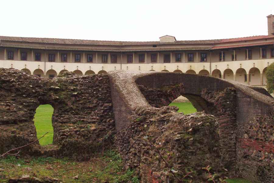 The Roman amphitheater of Arezzo