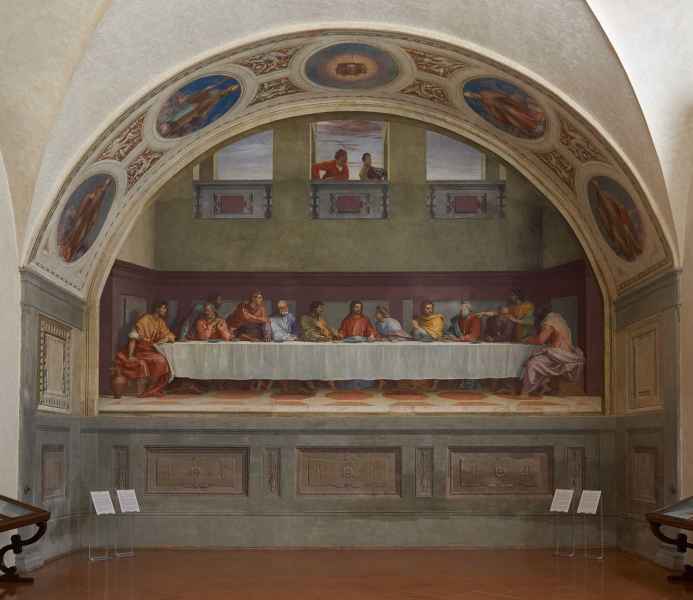 The Last Supper by Andrea del Sarto in the church of San Salvi, Florence