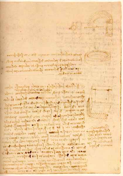 Madrid Ms. II, 88v. - The port of Piombino, c. 1504