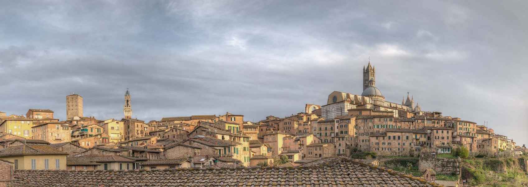 Panoramic view of Siena