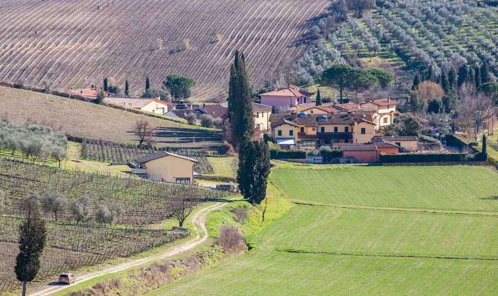 Panoramic view, Collegonzi, Vinci
