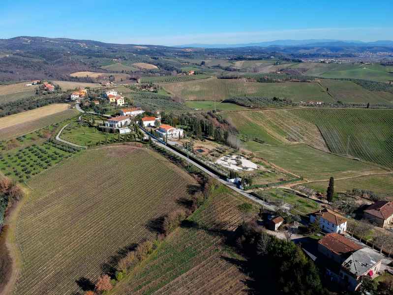 Panoramic view of Collegonzi, Vinci