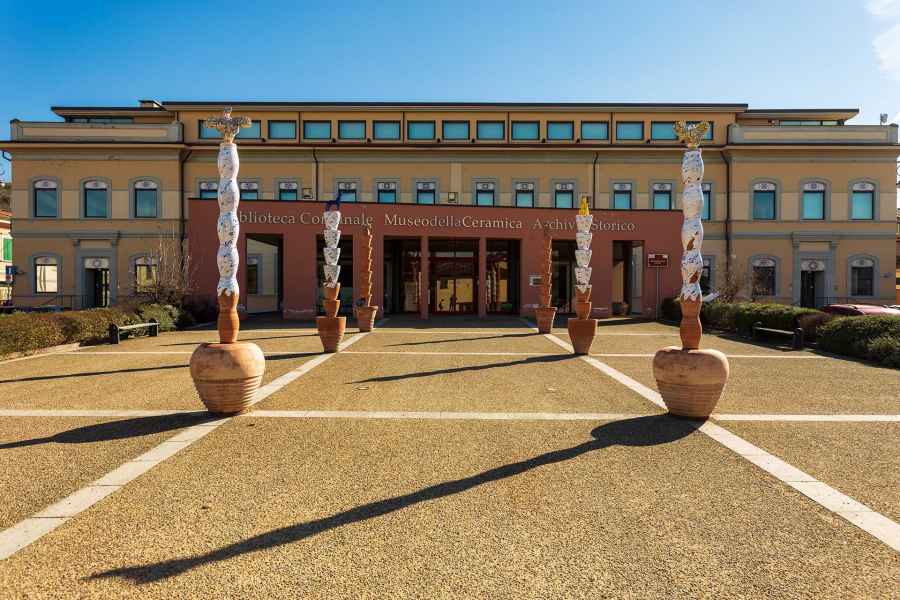 Entrance to the Museum of ceramics of Montelupo Fiorentino