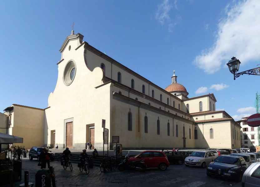Exterior of the church of Santo Spirito, Florence