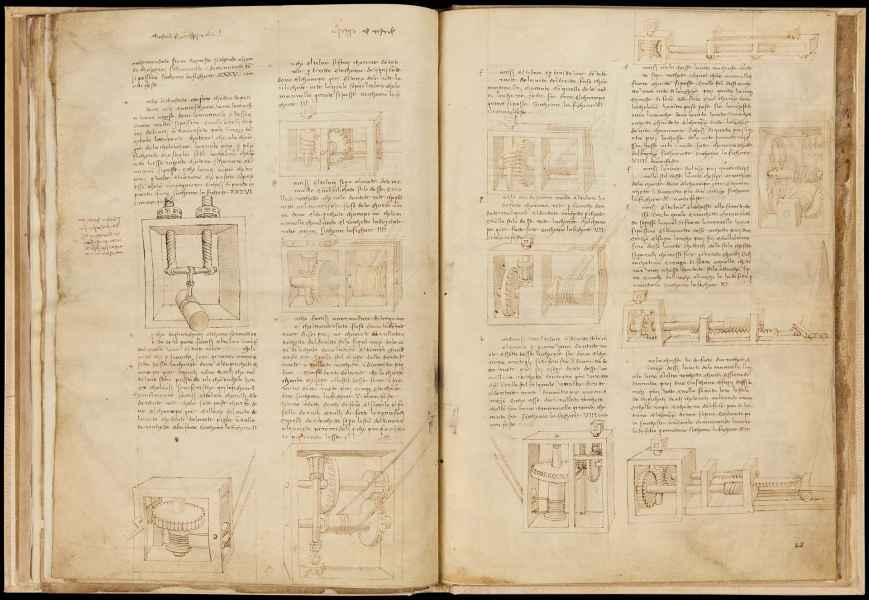 Architectural treatise by Francesco di Giorgio Martini with autograph notes by Leonardo da Vinci