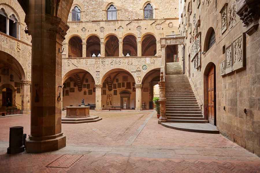 Courtyard of Bargello, Florence