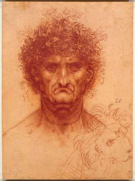 Drawing of lion by Leonardo da Vinci